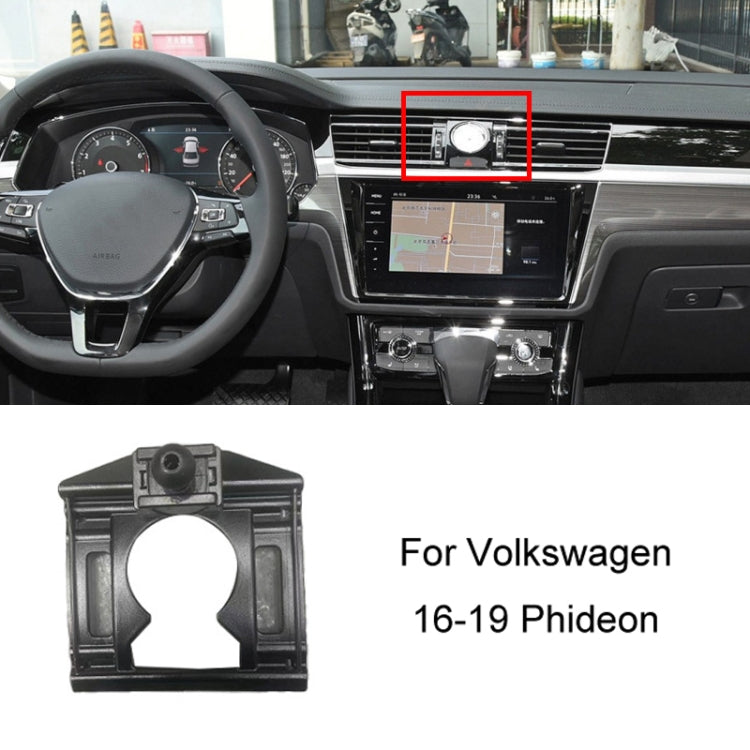 For Volkswagen Car Air Outlet Modified Mobile Phone Holder Base, Model: 16-19 Phideon by buy2fix