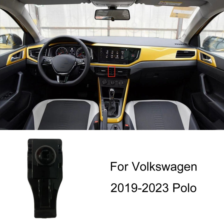 For Volkswagen Car Air Outlet Modified Mobile Phone Holder Base, Model: 19-23 Polo by buy2fix
