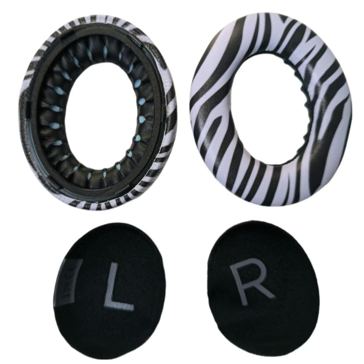 For BOSE 700 / NC700 2pcs Headphone Sponge Cover With Pad(Zebra Print) - Earmuff & Pad by buy2fix | Online Shopping UK | buy2fix