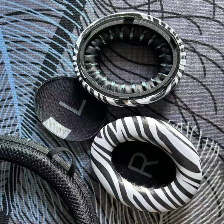 For BOSE 700 / NC700 2pcs Headphone Sponge Cover With Pad(Zebra Print) - Earmuff & Pad by buy2fix | Online Shopping UK | buy2fix