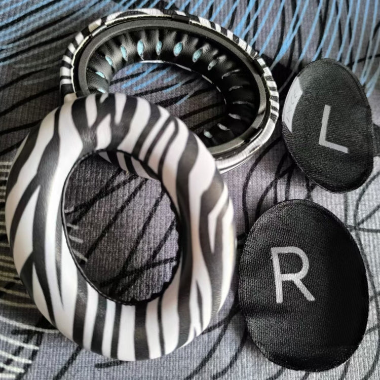 For BOSE 700 / NC700 2pcs Headphone Sponge Cover With Pad(Zebra Print) - Earmuff & Pad by buy2fix | Online Shopping UK | buy2fix