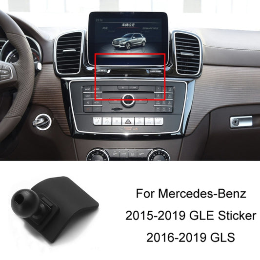 For Mercedes-Benz Mobile Phone Holder Car Air Outlet Base, Model: 15-19 GLE Sticker/16-19 GLS by buy2fix