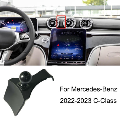 For Mercedes-Benz Mobile Phone Holder Car Air Outlet Base, Model: 22-23 C-Class by buy2fix