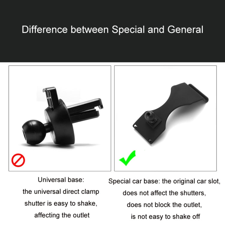 For Mercedes-Benz Mobile Phone Holder Car Air Outlet Base, Model: 11-13 C-Class by buy2fix