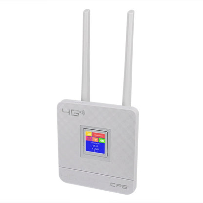 Asian Version B1/3/5/38/39/40/41 4G LTE CPE Colorful Screen Router Triple Network Plug and Play Mobile Router, EU Plug by buy2fix