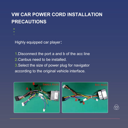 9-inch For Volkswagen 4+64G Multimedia Player Android 13 System by buy2fix