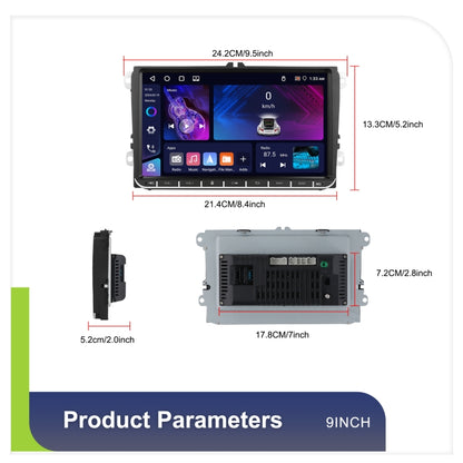 9-inch For Volkswagen 4+64G Multimedia Player Android 13 System by buy2fix