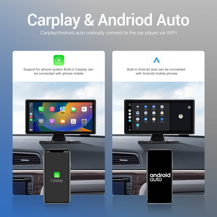 10.36-Inch Car Central Control Smart Player With 4-Way Camera Standard by buy2fix