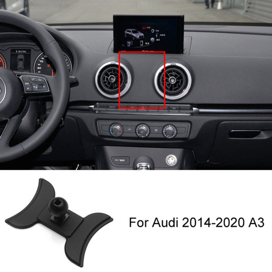 For Audi Left Driving Car Mobile Phone Holder Mounting Base, Model: 14-20 A3 - Universal Car Holders by buy2fix | Online Shopping UK | buy2fix