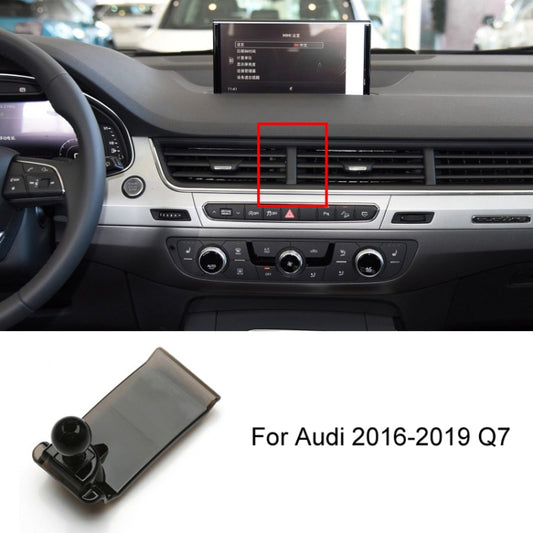 For Audi Left Driving Car Mobile Phone Holder Mounting Base, Model: 16-19 Q7 by buy2fix