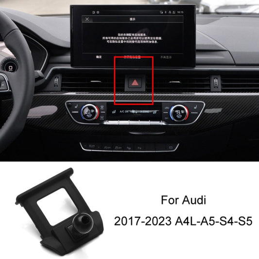 For Audi Left Driving Car Mobile Phone Holder Mounting Base, Model: 17-23 A4L-A5-S4-S5 by buy2fix