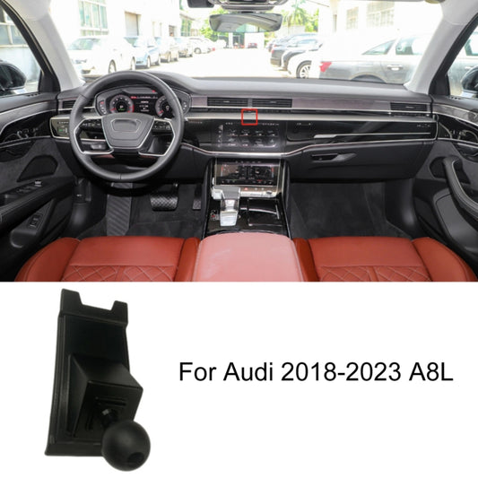 For Audi Left Driving Car Mobile Phone Holder Mounting Base, Model: 18-23 A8L by buy2fix