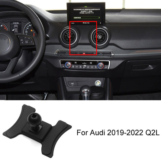 For Audi Left Driving Car Mobile Phone Holder Mounting Base, Model: 19-22 Q2L by buy2fix