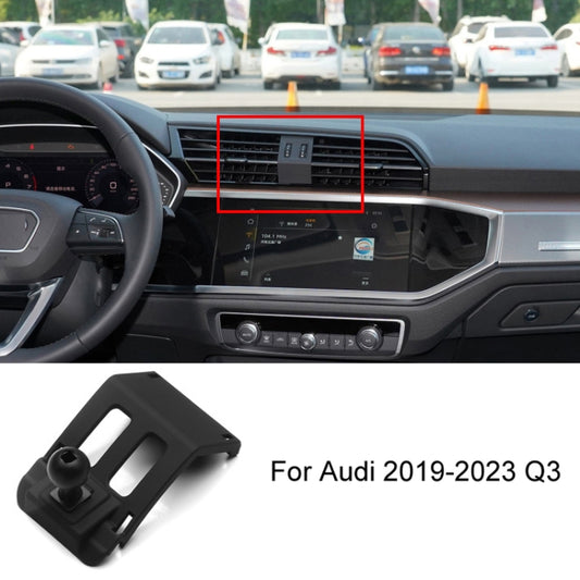 For Audi Left Driving Car Mobile Phone Holder Mounting Base, Model: 19-23 Q3 by buy2fix
