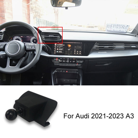 For Audi Left Driving Car Mobile Phone Holder Mounting Base, Model: 21-23 A3 by buy2fix