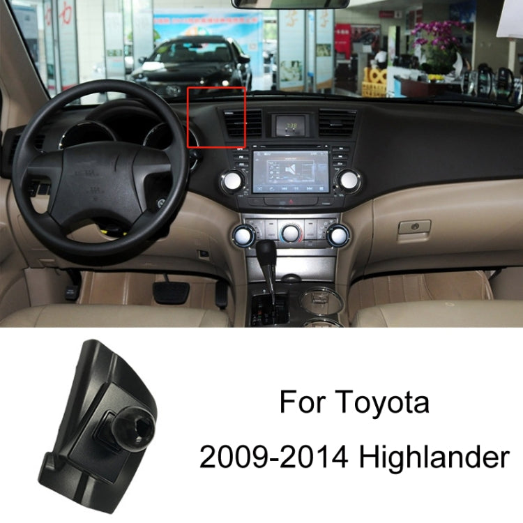 For Toyota Car Air Outlet Phone Holder Base, Model: 09-14 Highlander Left Driving by buy2fix