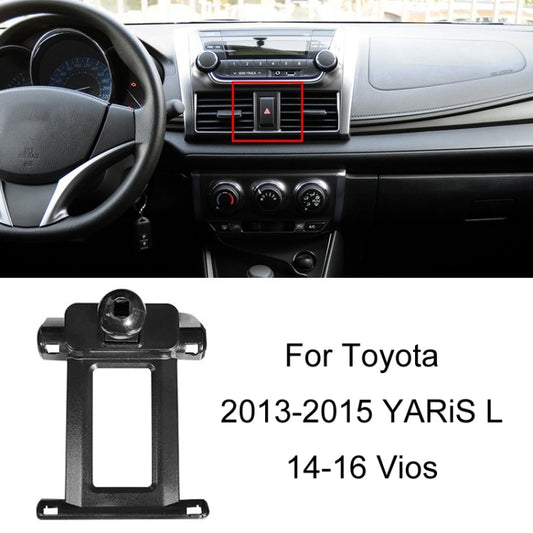 For Toyota Car Air Outlet Phone Holder Base, Model: 13-15 YARiS L/14-16 Vios Left Driving by buy2fix