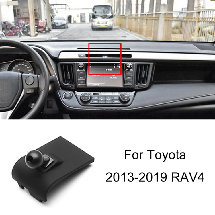 For Toyota Car Air Outlet Phone Holder Base, Model: 13-19 RAV4 Left Driving - Special Car Holders by buy2fix | Online Shopping UK | buy2fix