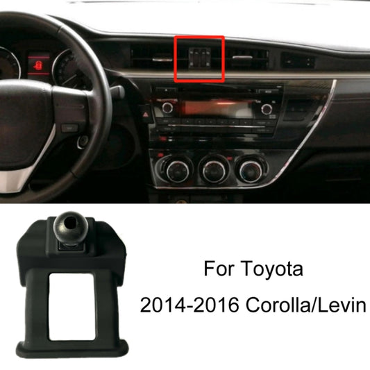 For Toyota Car Air Outlet Phone Holder Base, Model: 14-16 Corolla/Levin Left Driving by buy2fix