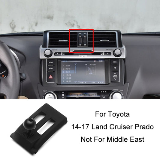 For Toyota Car Air Outlet Phone Holder Base, Model: 14-17 Land Cruiser Prado Not For Middle East Left Driving by buy2fix