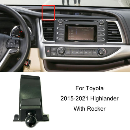 For Toyota Car Air Outlet Phone Holder Base, Model: 15-21 Highlander With Rocker Left Driving by buy2fix