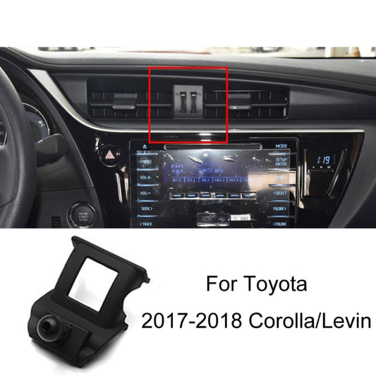 For Toyota Car Air Outlet Phone Holder Base, Model: 17-18 Corolla/Levin Left Driving by buy2fix