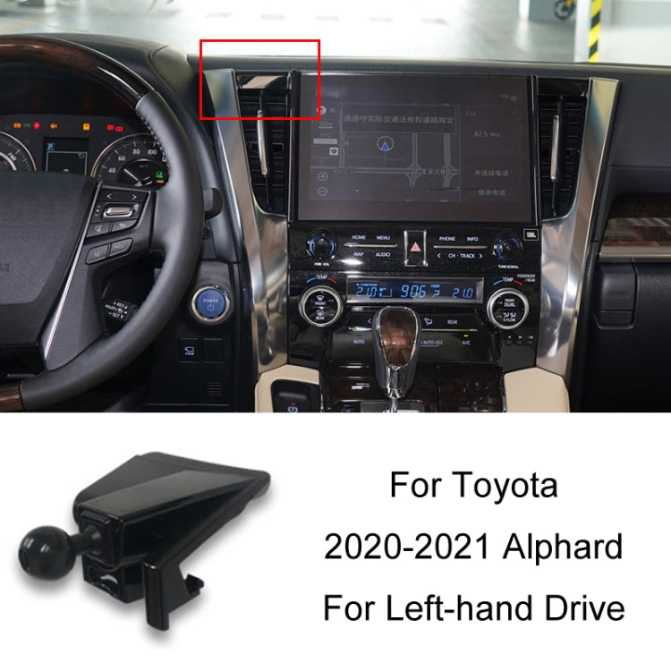 For Toyota Car Air Outlet Phone Holder Base, Model: 20-21 Alphard For Left-hand Drive by buy2fix