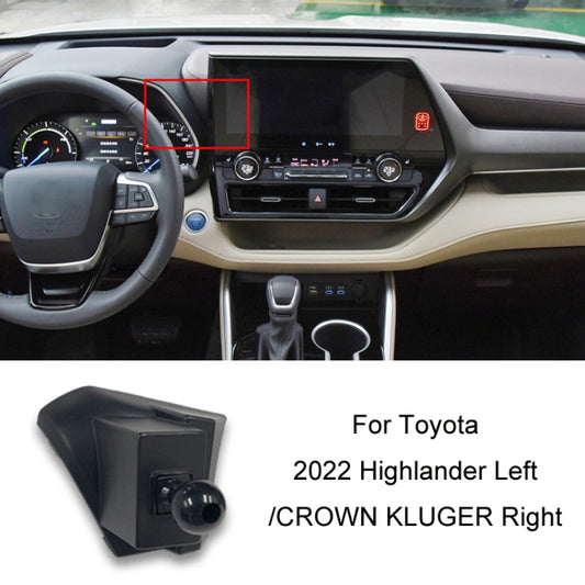 For Toyota Car Air Outlet Phone Holder Base, Model: 22 Highlander Left/CROWN KLUGER Right by buy2fix