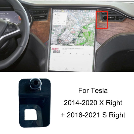For Tesla Car Air Outlet Clip Phone Holder Base, Model: 14-20 X Right + 16-21 S Right by buy2fix