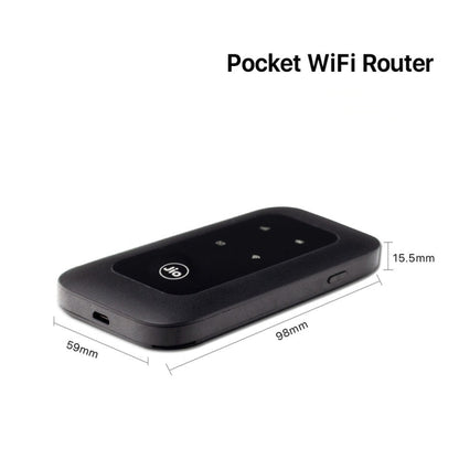 Jio MF680S 4G+ Wireless SIM Card Router Portable WiFi European Version by Jio