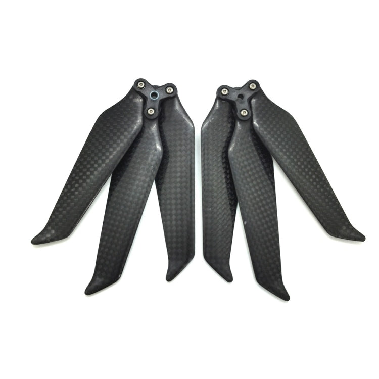 For DJI Mavic 2 Pro / Zoom 8743F Carbon Fiber Three-blade Propeller, Spec: 1pair by buy2fix