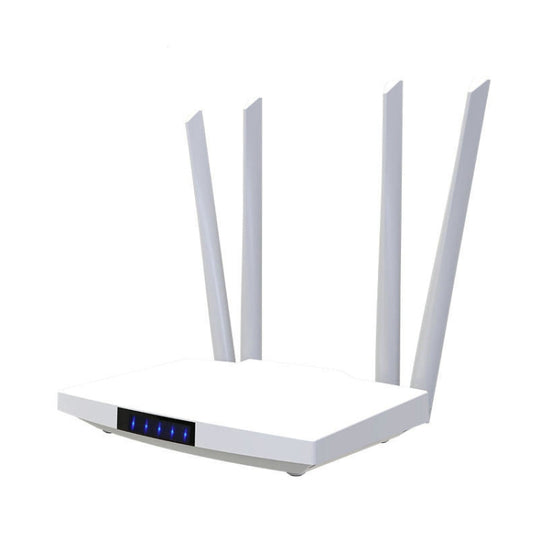 4G Wireless SIM Card Router 4G Hotspot Sharing Mobile CPE Full Netcom, EU Plug(White)