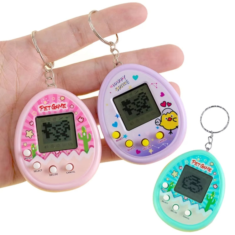 Electronic Pet Game Toy Feed Genie Nostalgic Virtual Cyber Digital Game Keychain Toy For Kids, Style: Cactus (White) - Electronic Pets by buy2fix | Online Shopping UK | buy2fix