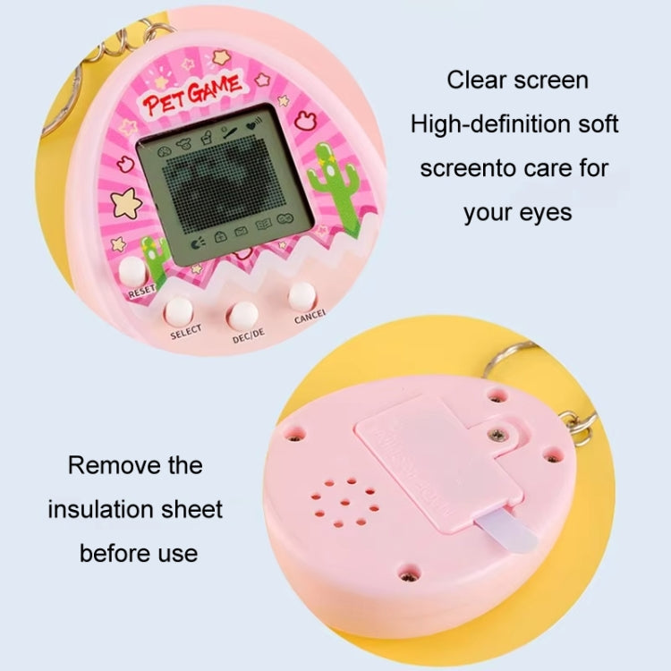 Electronic Pet Game Toy Feed Genie Nostalgic Virtual Cyber Digital Game Keychain Toy For Kids, Style: Chick (Blue) - Electronic Pets by buy2fix | Online Shopping UK | buy2fix