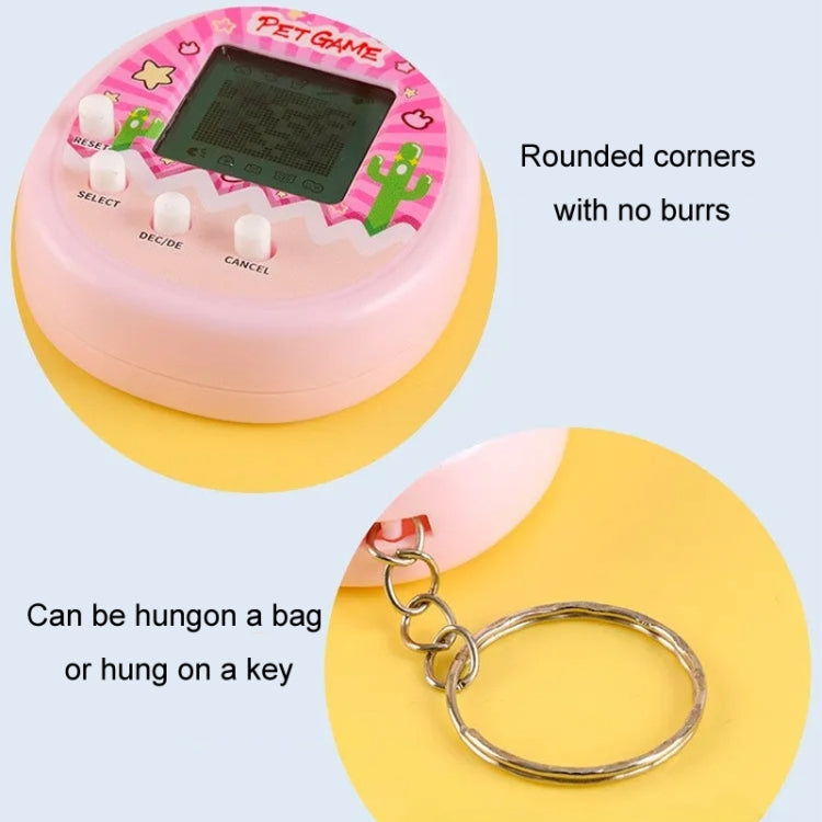 Electronic Pet Game Toy Feed Genie Nostalgic Virtual Cyber Digital Game Keychain Toy For Kids, Style: Chick (Purple) - Electronic Pets by buy2fix | Online Shopping UK | buy2fix