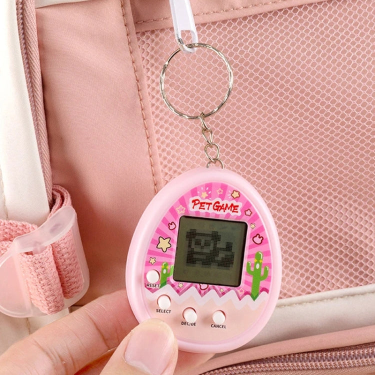 Electronic Pet Game Toy Feed Genie Nostalgic Virtual Cyber Digital Game Keychain Toy For Kids, Style: Chick (Pink) - Electronic Pets by buy2fix | Online Shopping UK | buy2fix
