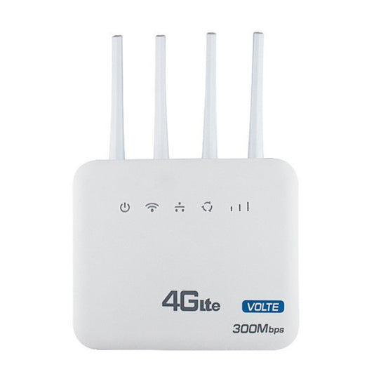 American Version 4G WiFi6 VOLTE CPE Wireless SIM Card Router With RJ45+RJ11, US Plug by buy2fix