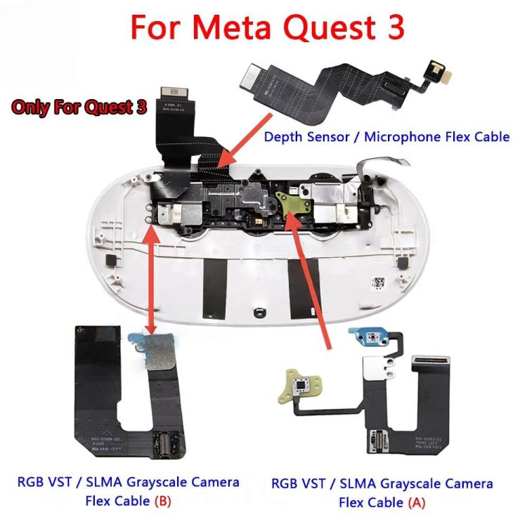 For Meta Quest 3 VR Headset Repair Parts RGB VST SLMA Cable B -  by buy2fix | Online Shopping UK | buy2fix