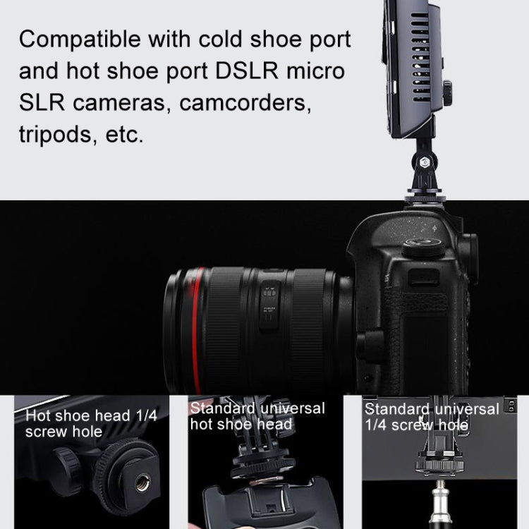 WS-300II Video Fill Light Dual Color Temperature LED Beauty Shooting Light, Spec: Single Lamp+US Plug Adapter -  by buy2fix | Online Shopping UK | buy2fix