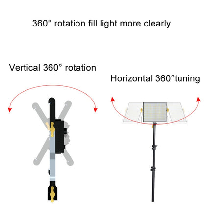 Photography Live LED Fill Light Film And Television Shooting Portrait Soft Video Lighting, Spec: W480 Lamp+US Plug Adapter -  by buy2fix | Online Shopping UK | buy2fix