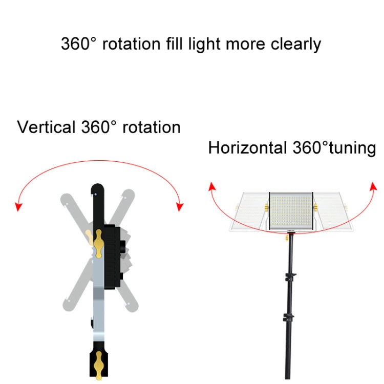 Photography Live LED Fill Light Film And Television Shooting Portrait Soft Video Lighting, Spec: W660 Lamp+US Plug Adapter -  by buy2fix | Online Shopping UK | buy2fix