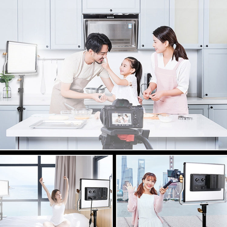 Photography Live LED Fill Light Film And Television Shooting Portrait Soft Video Lighting, Spec: W660 Lamp+UK Plug Adapter -  by buy2fix | Online Shopping UK | buy2fix