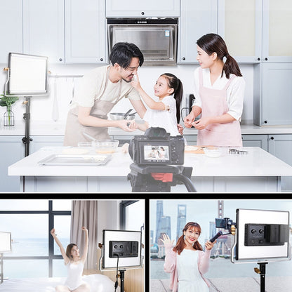 Photography Live LED Fill Light Film And Television Shooting Portrait Soft Video Lighting, Spec: W480 Lamp+EU Plug Adapter -  by buy2fix | Online Shopping UK | buy2fix