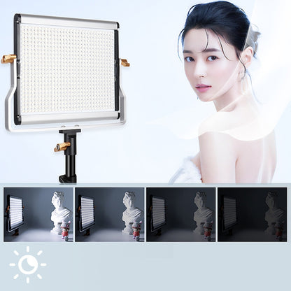 Photography Live LED Fill Light Film And Television Shooting Portrait Soft Video Lighting, Spec: W480 Lamp+US Plug Adapter -  by buy2fix | Online Shopping UK | buy2fix