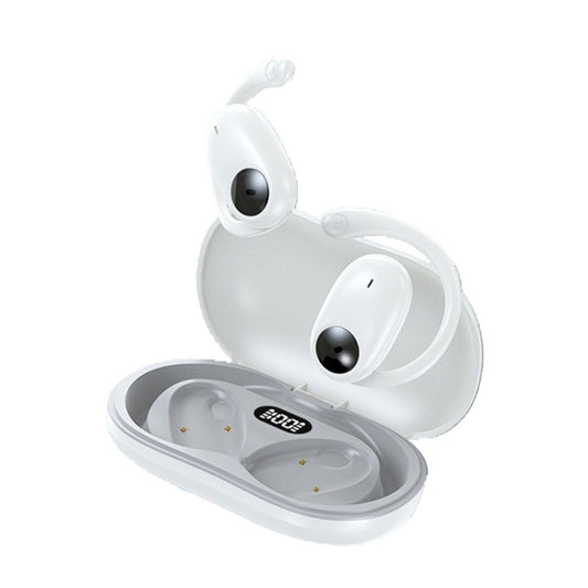 Wireless Hanging Ear Bluetooth Earphone Bone Conduction No In-Ear Open Sports Earphones(White) - Bluetooth Earphone by buy2fix | Online Shopping UK | buy2fix