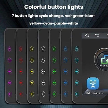 7 Inch Bluetooth 5.0 Portable CarPlay Monitor, Specifications: Display + Camera by buy2fix