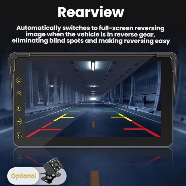 7 Inch Bluetooth 5.0 Portable CarPlay Monitor, Specifications: Display + Camera by buy2fix