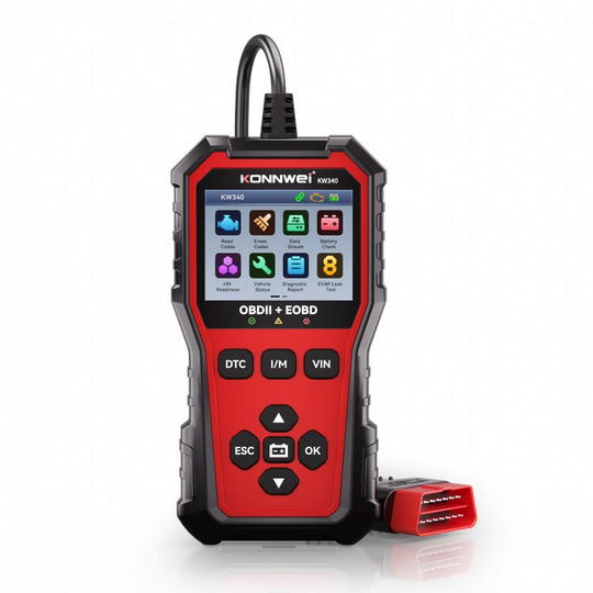 KONNWEI OBDII EOBD CAN Engine Code Reader Car Diagnostic Tool 9 Languages