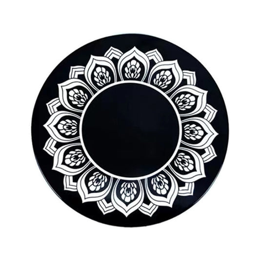 Vehicle Round Strong Sticky Non-slip PU Mat, Diameter: 12cm Lotus by buy2fix