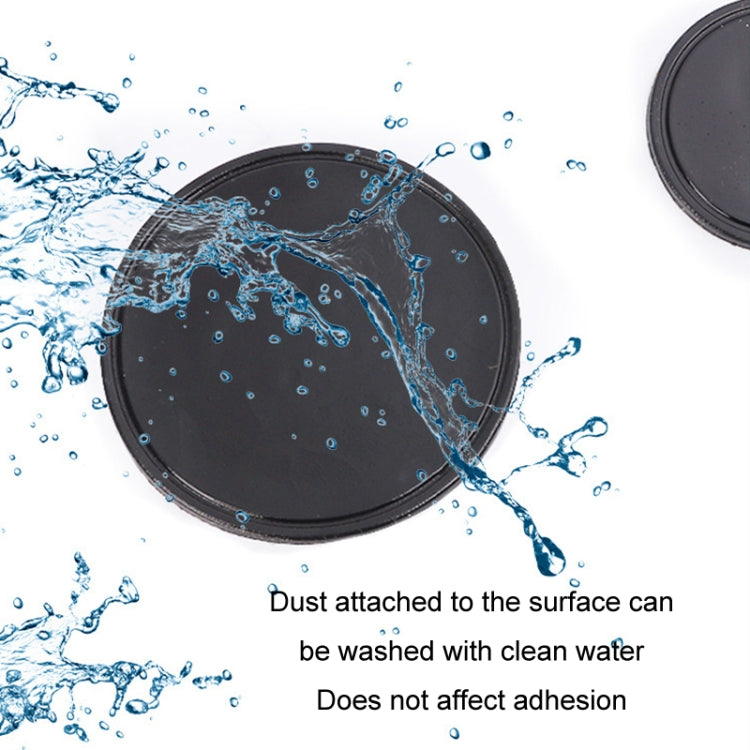 Vehicle Round Strong Sticky Non-slip PU Mat, Diameter: 12cm by buy2fix